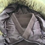 Guess Down Puffer Jacket Faux Fur Hood Medium Photo 6