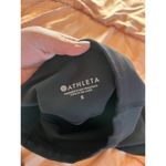 Athleta Women Black Crop Work Out Pants Side Pockets Small Photo 5