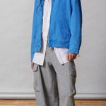 Urban Outfitters BDG  Blue Unisex NEW Oversized Utility Workwear Jacket Sz XL Photo 6