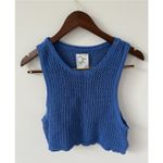 Aerie Offline By  Athletic Cropped 100% Cotton Crochet‎ Tank Top Size Med Photo 3