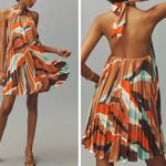 Anthropologie Hutch Halter Pleated Swing Mini Dress, Size XXS Photo 1