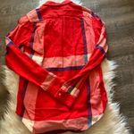 Opening Ceremony  Red Flannel Button Down Top Photo 3