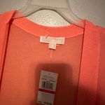 Michael Kors NWT  peachy pink long cardigan Photo 3
