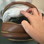 Michael Kors  Jaycee‎ Medium Backpack Brown Signature MK Logo Leather Trim Photo 5