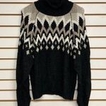 Gianni Bini GB Fair Isle Mock Neck Knit Sweater SEE DETAILS REGARDING COLOR OF SWEATER. Photo 0