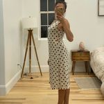 Vintage Spiegel sz S Cream and black polka dot dress #polkadot Photo 1