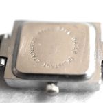 Unique Chaoyada Yellow Enamel Inlay Silver Tone 6.5" Bracelet Band Watch Photo 5