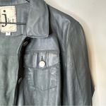 Jakett JKT NYC Alexa Jean Burnished Grey Leather Jacket Size M Gray Size M Photo 8