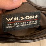 wilson's leather Vintage Wilson’s Leather Dark Brown Leather Purse Photo 5