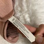 Free People Peek A Boo Pullover Top Heather Rose Brown Sweater Shirt Size Medium Photo 6