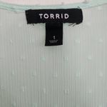 Torrid Sz 1 Mint Green Women's Swim Cover-Up Kimono Photo 7