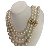 Kate Spade  New York Moon River Simulated Pear Pave Bow Rose Gold Tone Necklace Photo 1