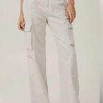 Cotton On  Cargo Wide Leg Jeans in Ecru Denim Photo 0