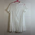 Altar'd State Altar’d State Woman’s Floral Lace White Spring Cute Twee Casual Mini Dress Med Photo 4