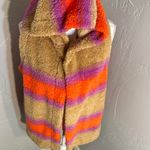 Koolaburra Multicolor Hooded Vest Orange Size M Photo 5