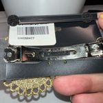 G by Gennaro Leather and Lace‎ Hair Barrette Black Photo 4