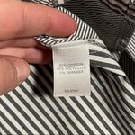 J. Jill Woman's Striped Casual Button Down Petite Dress Shirt Size XSP Gray Photo 3