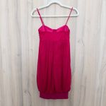 Y2K City Studio Womens Dress Size S Pink Sequin Babydoll Glam Party Bubble Hem Photo 5