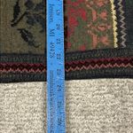 Cherry Lewis Sweater Womens Medium Wool Blend Floral Tapestry Cardigan England Green Photo 6