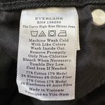 Everlane Jeans The Curvy High Rise Skinny Black Stretch Ankle Crop 27 Photo 7