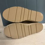 Chelsea and Violet  IRENA Size 9.5 Tan Suede W/ Gold Lace Up Platform Oxfords Photo 7