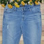 Dear John  Joyrich Ladies Light Blue Comfort Skinny Leg Denim Jeans 30 Distressed Photo 1