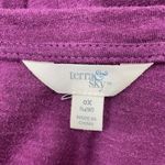 Terra & Sky Purple Blouse Size 0X Photo 3