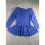 Lilly Pulitzer celene sweater peplum purple/blue medium Viscose Nylon Photo 6