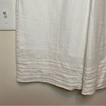 THE ODELLS Anthropologie NEW Candice Gauze Wide Leg Cropped Pants White Medium Photo 10