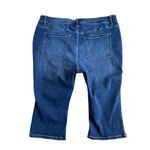Lane Bryant Women’s Capri Jeans Plus Size 22 Blue Denim Mid Rise Signature Fit Photo 3