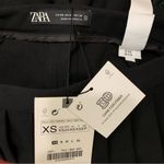 ZARA  Pleated PANEL SKORT in Black, Size XS, NWT Photo 6