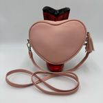 MATSUMURA HEART SHAPE CROSSBODY BAG LIGHT PINK Photo 1