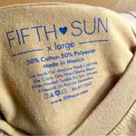 Fifth Sun  Plant Tee, Mustard Yellow, Gold, Green, Size XL Photo 4