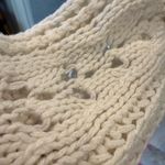 American Eagle women’s Cream Sweater size XS runs Large Photo 4