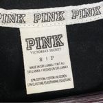 PINK - Victoria's Secret Pink by Victoria’s Secret Aztec Quarter Zip Pullover Shirt Black Cream Small Photo 8