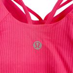 Lululemon  Align Strappy Ribbed Tank Top Size 2 A/B Cup Glaze Pink Pilates RARE Photo 4