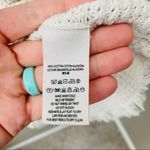 Free People Cold Shoulder Waffle Knit Sweater Cream Sz XS Photo 6