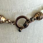 Vintage Faux Pearl Crown Charm Necklace – Rhinestone Royal Statement Photo 8