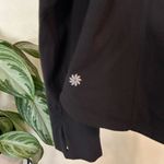 Athleta  Salutation Full Zip Jacket Black Size 1X Stretchy Soft Fitted Athletic Photo 6