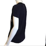 Graphic Tee Short Sleeve Shirt Navy Blue Size Small West Coast Photo 3