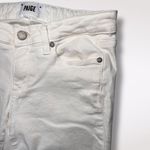 Paige  Skyline Ankle Skinny Jeans White Stretch Denim Size 27 Photo 4