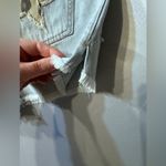 easel  Denim Distressed Frayed Edge Shorts animal print stars size medium, NWT Photo 12