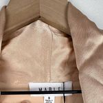 Mable Satin Alinia Front Tied Long Sleeves Blush Pink Jumpsuit Women’s Sz S Photo 10