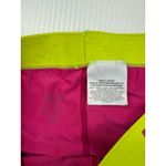 Nike  Pro Capri Leggings Athletic Training Fitness Pink Yellow Size M‎ Photo 3