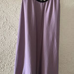 Gilligan & O'Malley Lavender Chemise with Black Lace Trim Purple Size M Photo 0