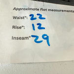 Ava & Viv High Rise Flare Dark Wash Blue Jeans Size 20 Stretch Denim Photo 5