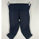 Lululemon Cropped Capri Leggings Scrunch Scrunched Crop Athletic Mid Rise Size 4 Photo 0