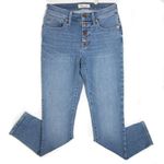 Madewell NEW  Mid-rise Skinny Crop Jeans‎ dewey was, 26 Photo 8