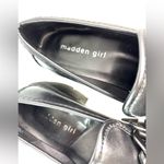 Madden Girl 9 Chunky Lug Heel Black Loafers with Black Chain Detail Photo 6