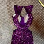 LULU'S Pink Silver Ombre Sequin Maxi Mermaid Sleeveless Formal Prom Party Cutout Size XS Photo 11